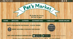 Desktop Screenshot of patsmkt.com